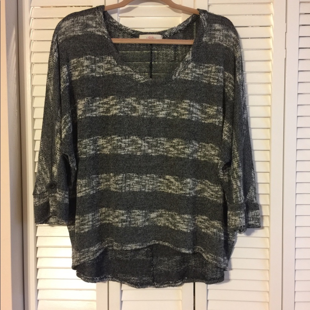 Striped lightweight sweater